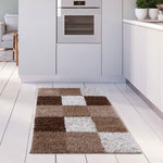 Myshaggy Geometric Brown Rug - Bargainia.com - 