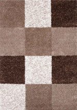 Myshaggy Geometric Brown Rug - Bargainia.com - 