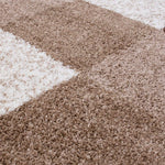 Myshaggy Geometric Brown Rug - Bargainia.com - 