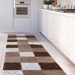 Myshaggy Geometric Brown Rug - Bargainia.com - 