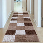 Myshaggy Geometric Brown Rug - Bargainia.com - 