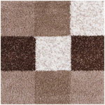 Myshaggy Geometric Brown Rug - Bargainia.com - 