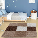 Myshaggy Geometric Brown Rug - Bargainia.com - 