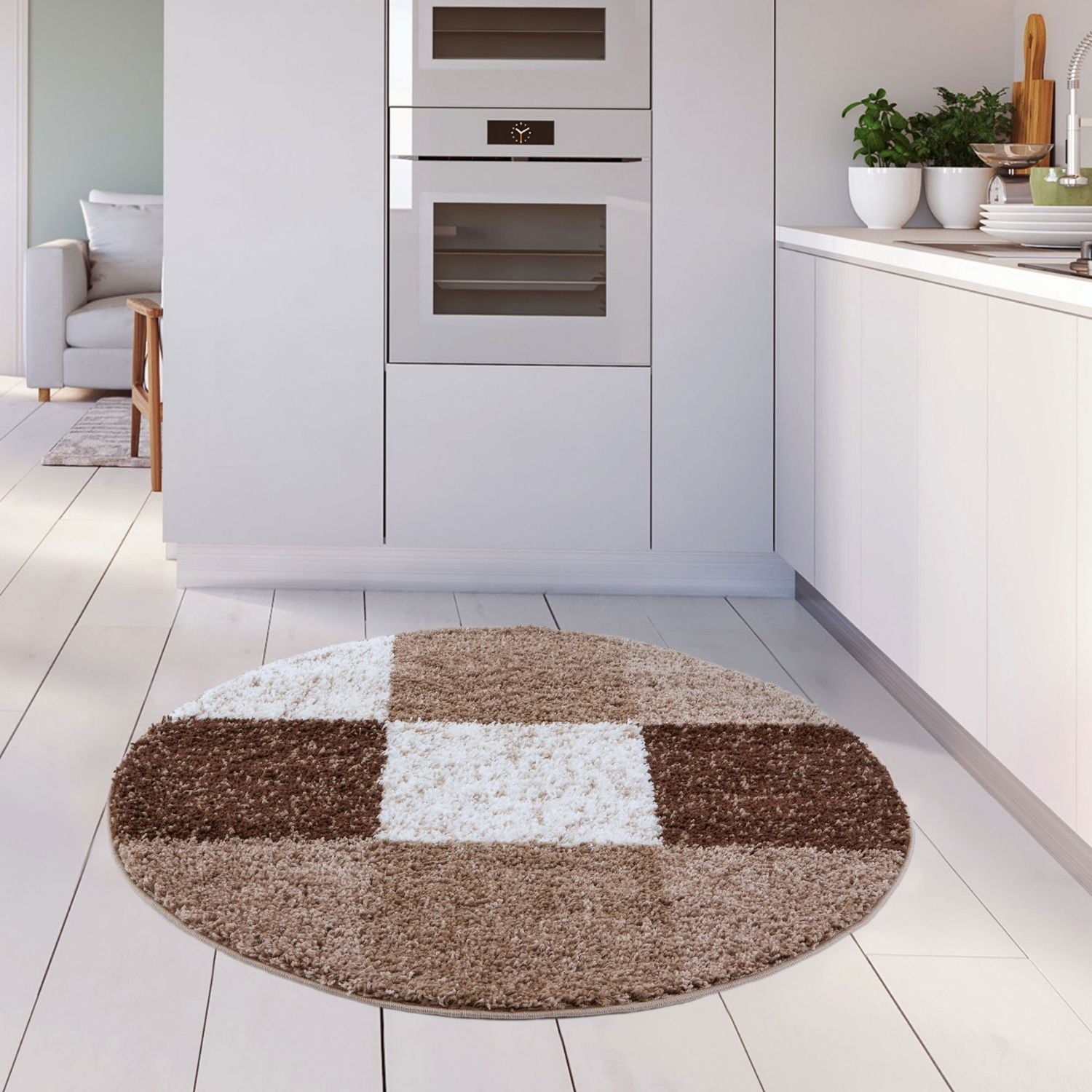 Myshaggy Geometric Brown Rug - Bargainia.com - 5060912234400 - 2899