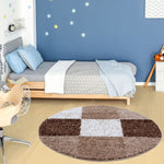 Myshaggy Geometric Brown Rug - Bargainia.com - 