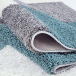 Myshaggy Geometric Duck Egg Blue Rug - Bargainia.com - 