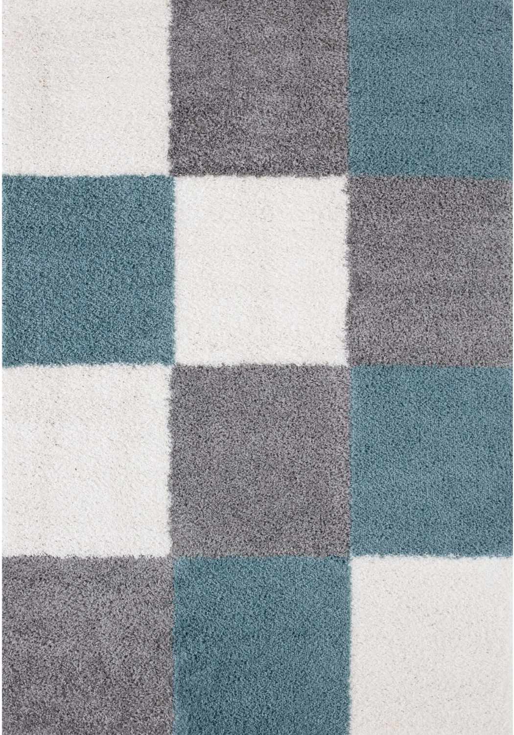 Myshaggy Geometric Duck Egg Blue Rug - Bargainia.com - 5060912234561 - 2935