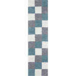 Myshaggy Geometric Duck Egg Blue Rug - Bargainia.com - 
