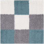 Myshaggy Geometric Duck Egg Blue Rug - Bargainia.com - 