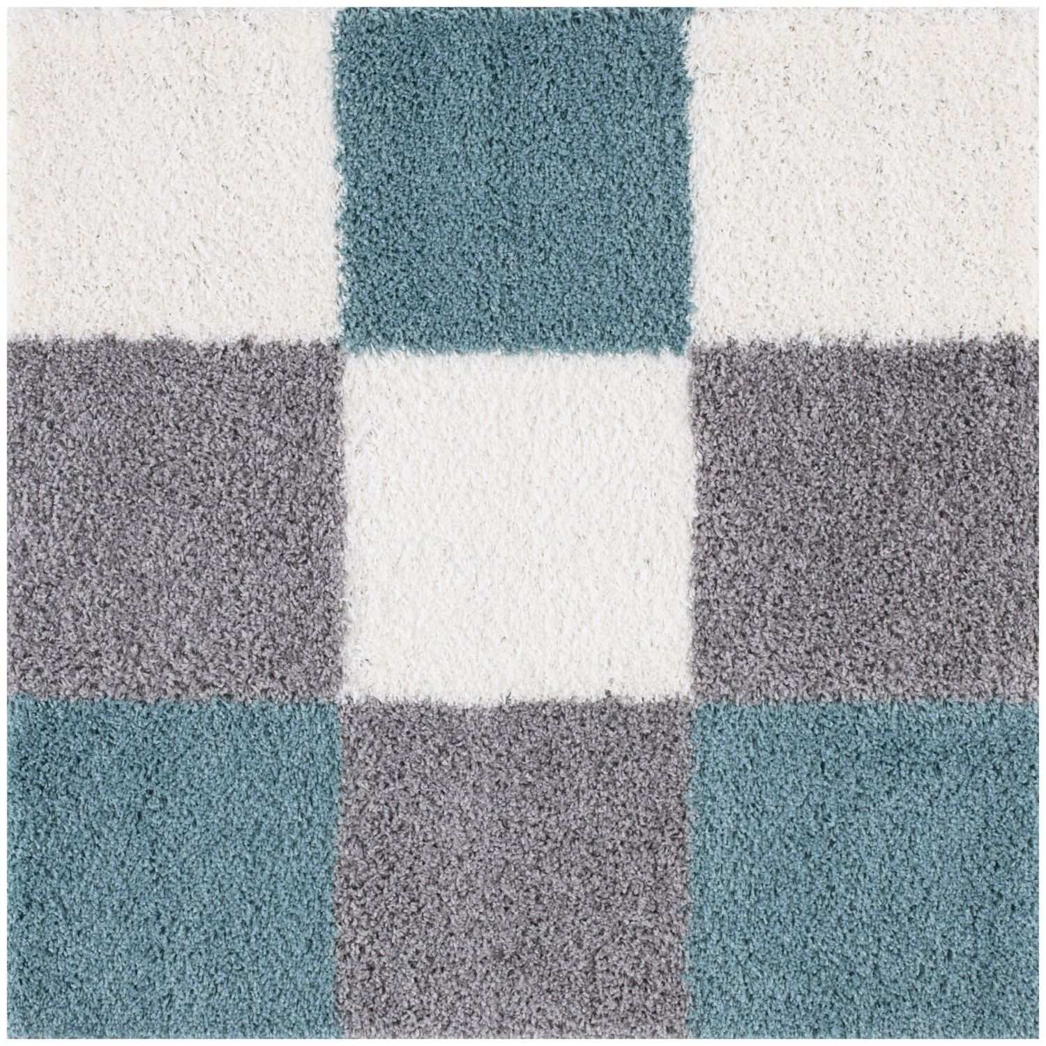 Myshaggy Geometric Duck Egg Blue Rug - Bargainia.com - 5060912234592 - 2938
