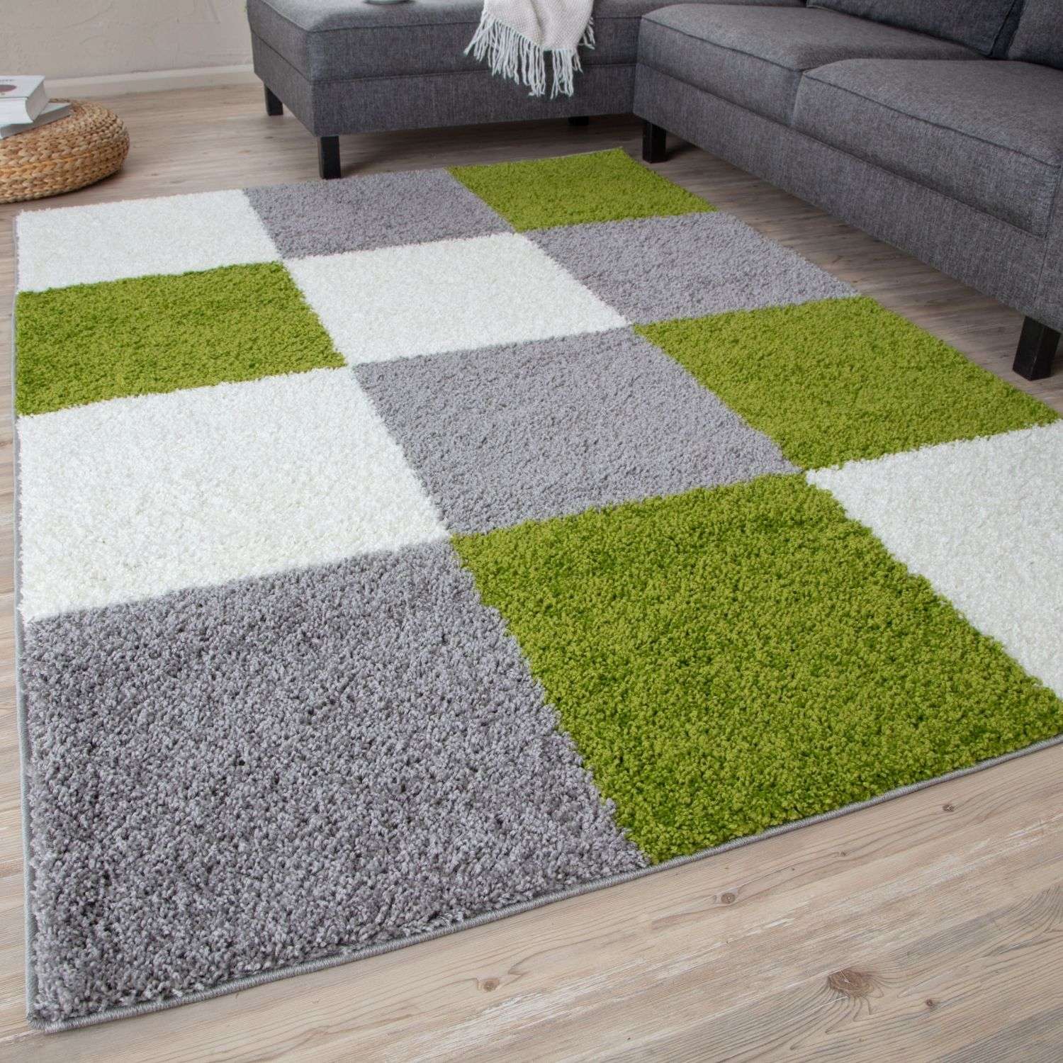 Myshaggy Geometric Green Rug - Bargainia.com - 5060912234967 - 2945