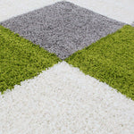 Myshaggy Geometric Green Rug - Bargainia.com - 