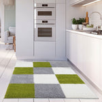 Myshaggy Geometric Green Rug - Bargainia.com - 