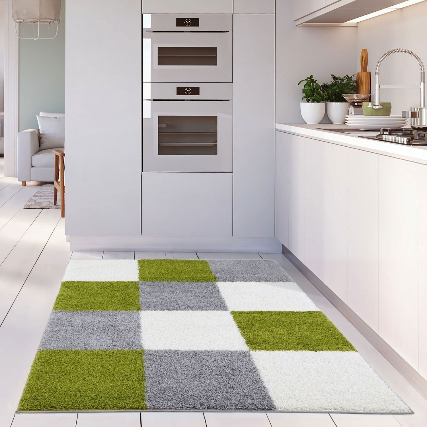 Myshaggy Geometric Green Rug - Bargainia.com - 5060912234967 - 2945