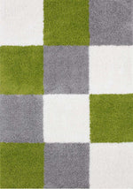 Myshaggy Geometric Green Rug - Bargainia.com - 