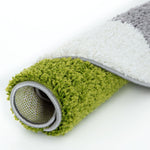 Myshaggy Geometric Green Rug - Bargainia.com - 