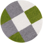 Myshaggy Geometric Green Rug - Bargainia.com - 