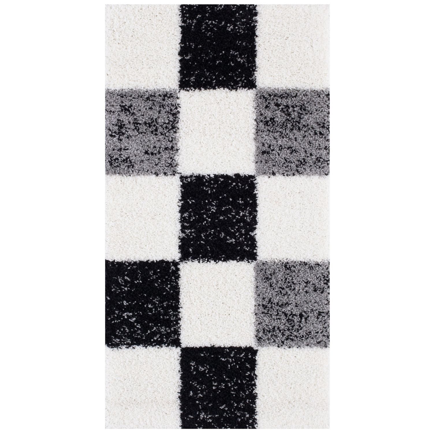 Myshaggy Geometric Grey Rug - Bargainia.com - 