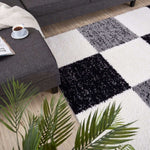 Myshaggy Geometric Grey Rug - Bargainia.com - 