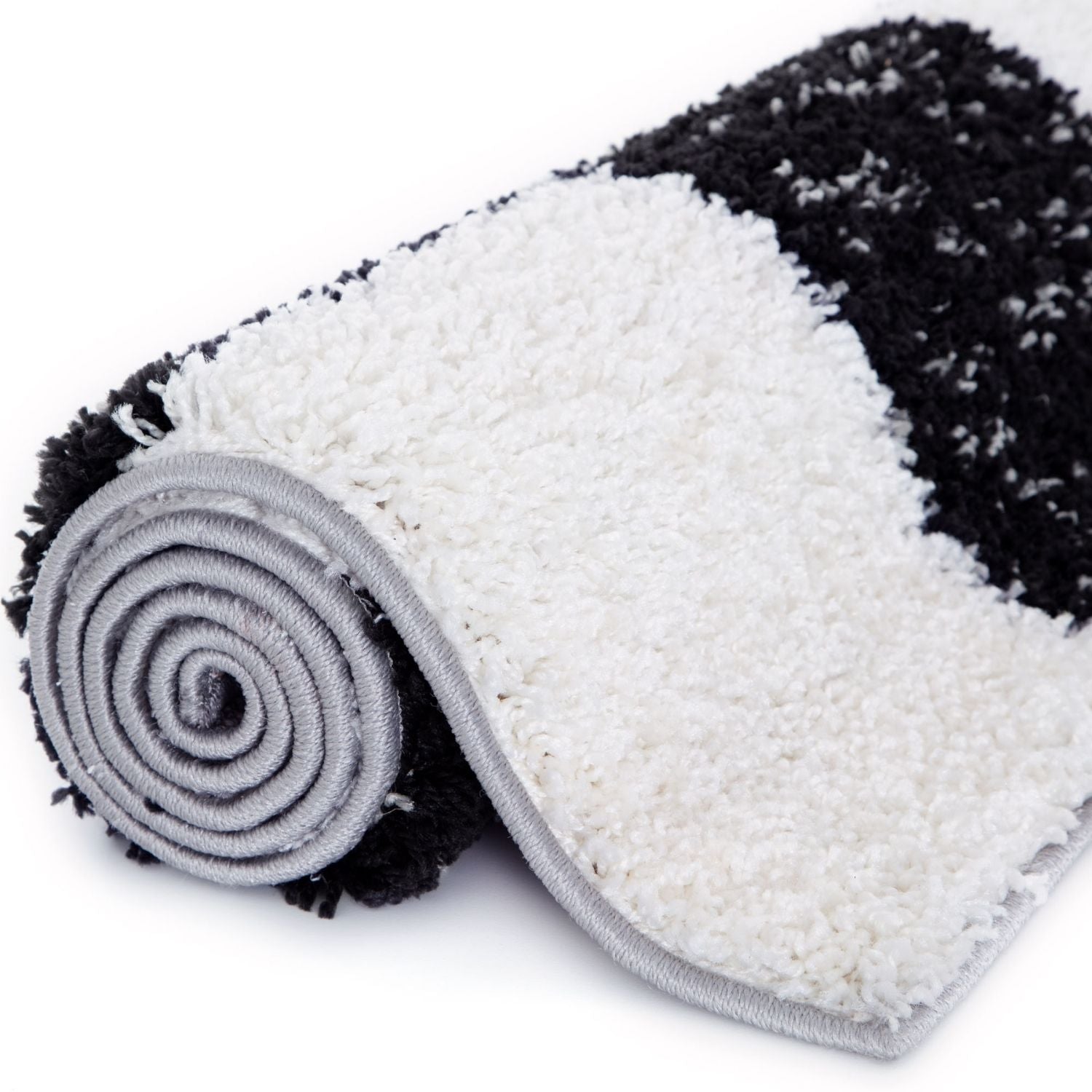 Myshaggy Geometric Grey Rug - Bargainia.com - 