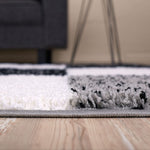 Myshaggy Geometric Grey Rug - Bargainia.com - 