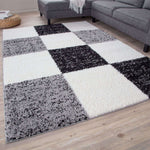 Myshaggy Geometric Grey Rug - Bargainia.com - 