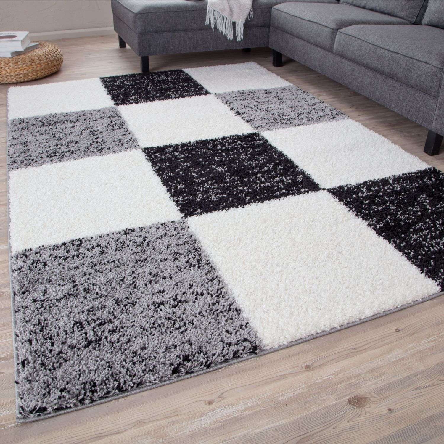 Myshaggy Geometric Grey Rug - Bargainia.com - 5060912234264 - 2905