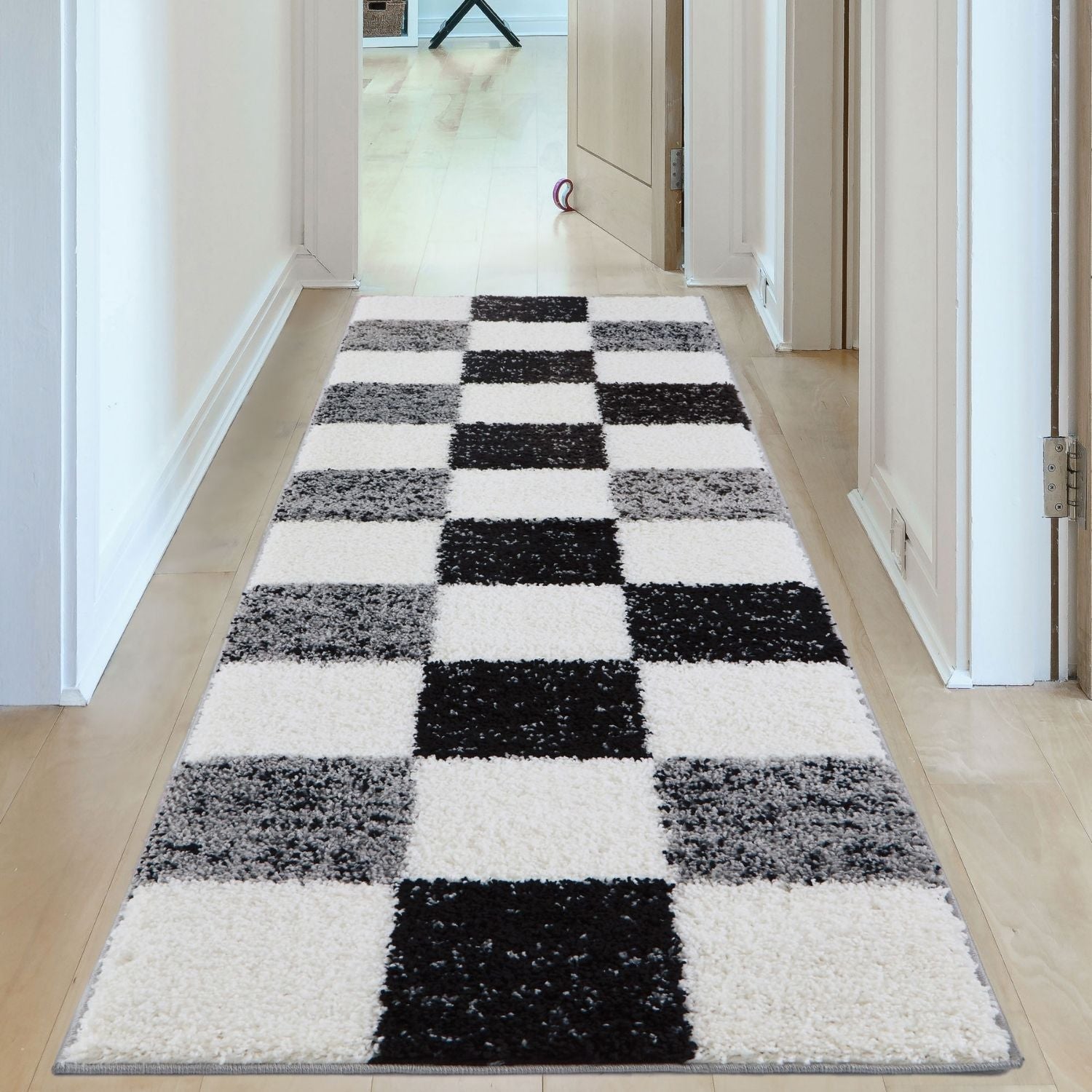 Myshaggy Geometric Grey Rug - Bargainia.com - 