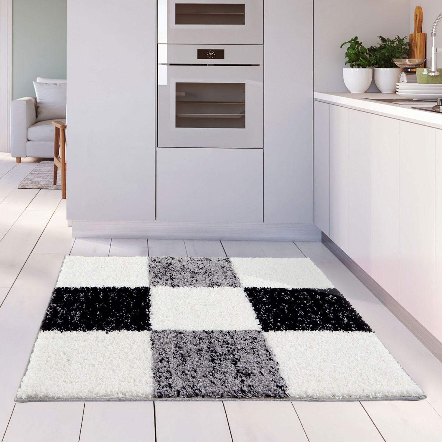 Myshaggy Geometric Grey Rug - Bargainia.com - 5060912234295 - 2908