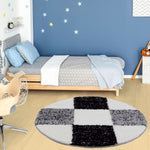 Myshaggy Geometric Grey Rug - Bargainia.com - 