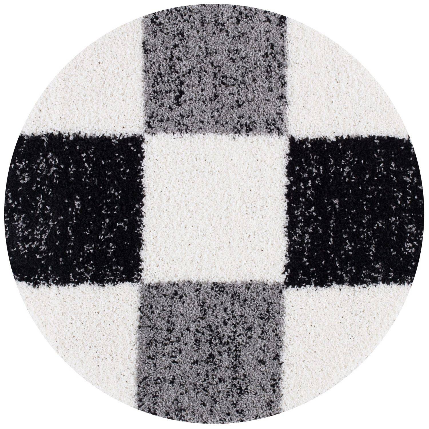 Myshaggy Geometric Grey Rug - Bargainia.com - 