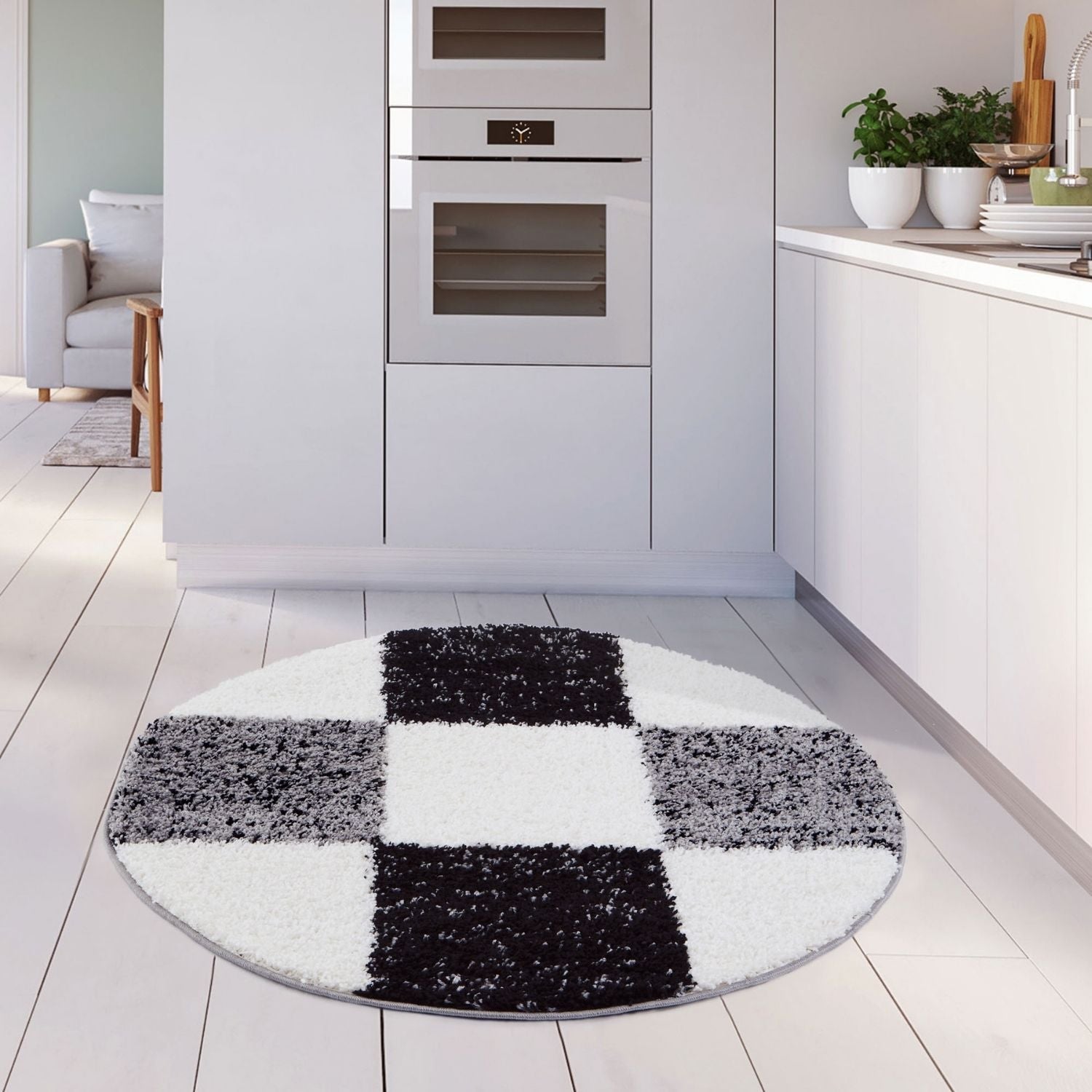 Myshaggy Geometric Grey Rug - Bargainia.com - 5060912234301 - 2909