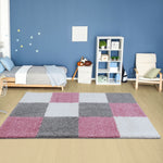 Myshaggy Geometric Pink Rug - Bargainia.com - 