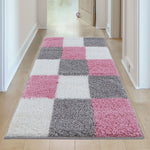 Myshaggy Geometric Pink Rug - Bargainia.com - 
