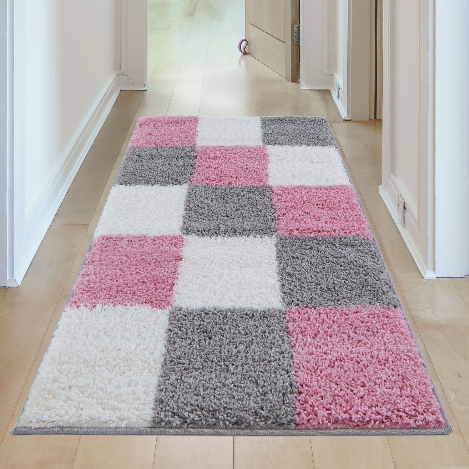 Myshaggy Geometric Pink Rug - Bargainia.com - 