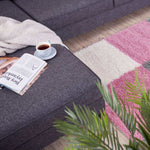 Myshaggy Geometric Pink Rug - Bargainia.com - 