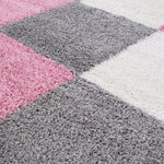 Myshaggy Geometric Pink Rug - Bargainia.com - 