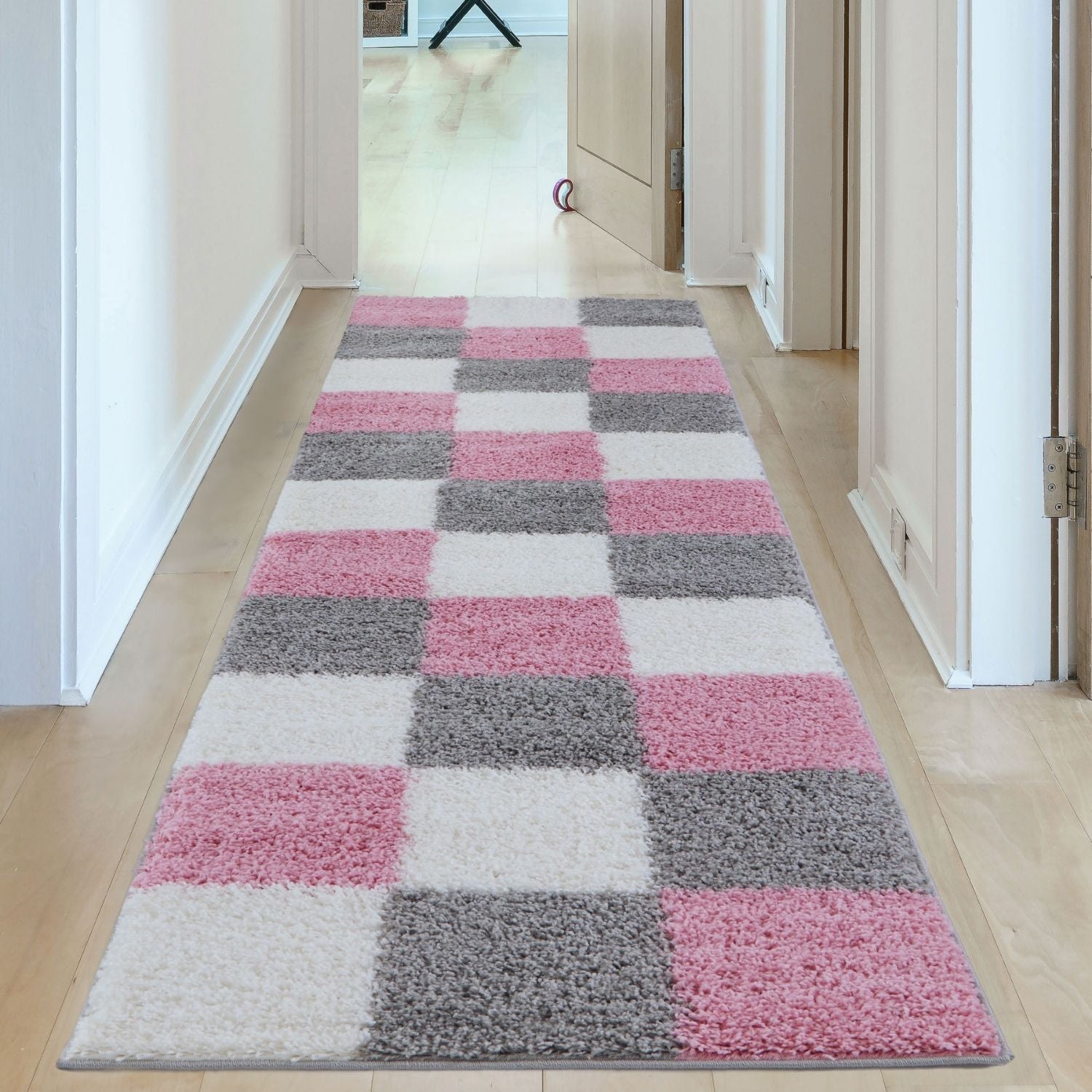 Myshaggy Geometric Pink Rug - Bargainia.com - 5060912234486 - 2957