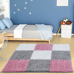 Myshaggy Geometric Pink Rug - Bargainia.com - 