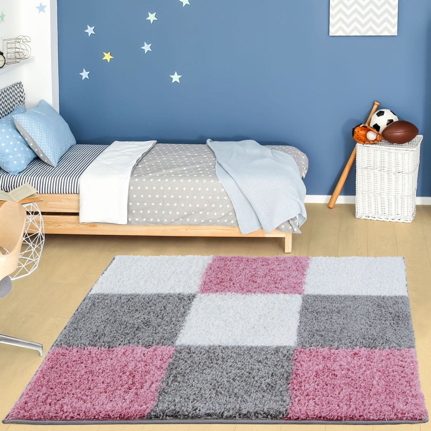 Myshaggy Geometric Pink Rug - Bargainia.com - 5060912234493 - 2958