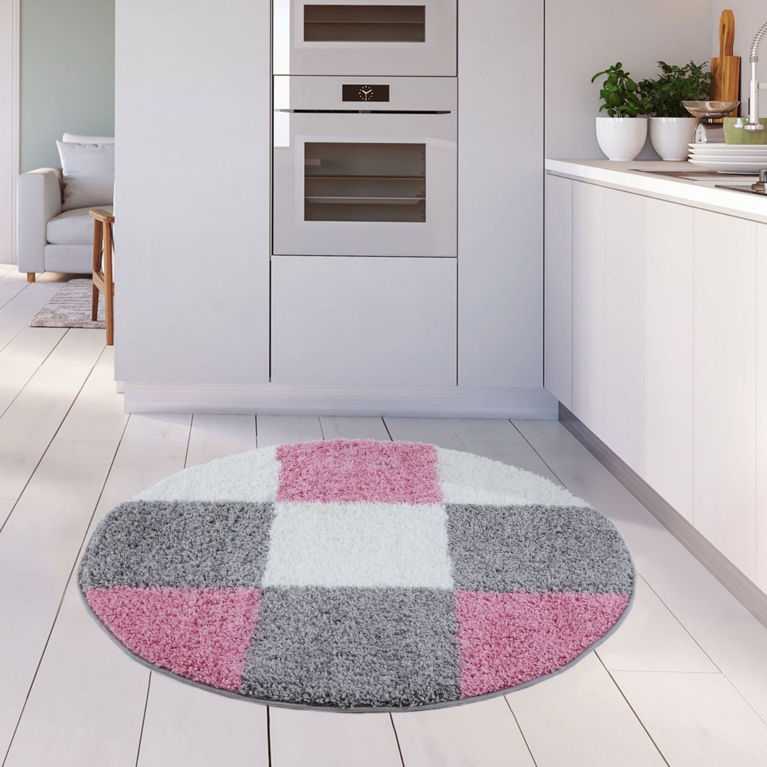 Myshaggy Geometric Pink Rug - Bargainia.com - 5060912234509 - 2959
