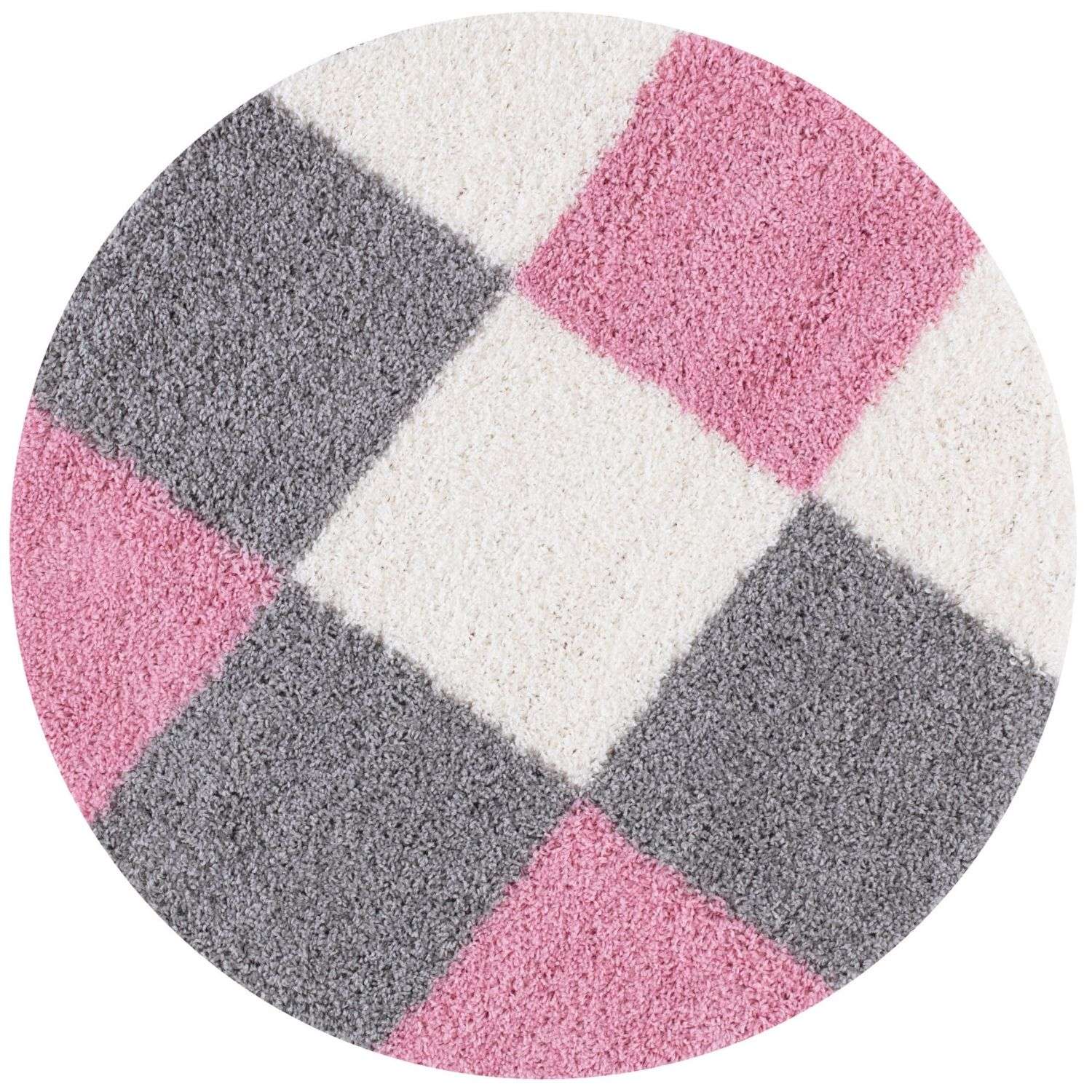 Myshaggy Geometric Pink Rug - Bargainia.com - 