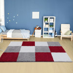 Myshaggy Geometric Red Rug - Bargainia.com - 