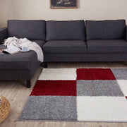 Myshaggy Geometric Red Rug - Bargainia.com - 5060912234769 - 2925