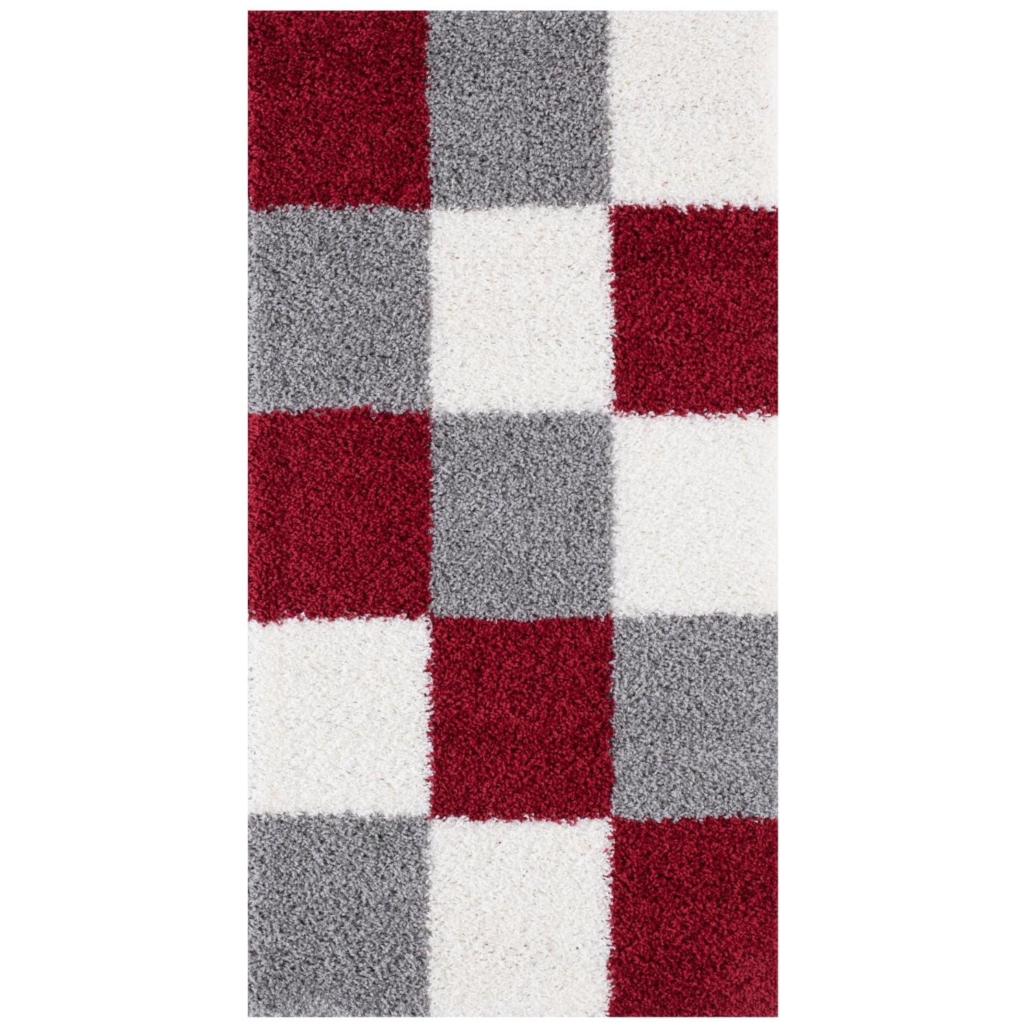Myshaggy Geometric Red Rug - Bargainia.com - 5060912234769 - 2925