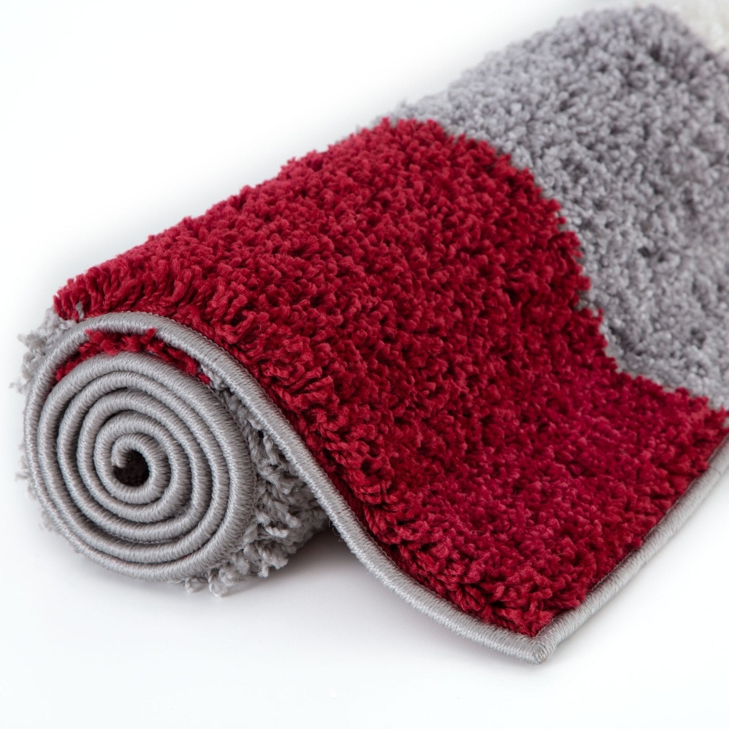 Myshaggy Geometric Red Rug - Bargainia.com - 