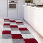 Myshaggy Geometric Red Rug - Bargainia.com - 