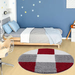 Myshaggy Geometric Red Rug - Bargainia.com - 