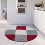 Myshaggy Geometric Red Rug - Bargainia.com - 