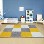 Myshaggy Geometric Yellow Rug - Bargainia.com - 